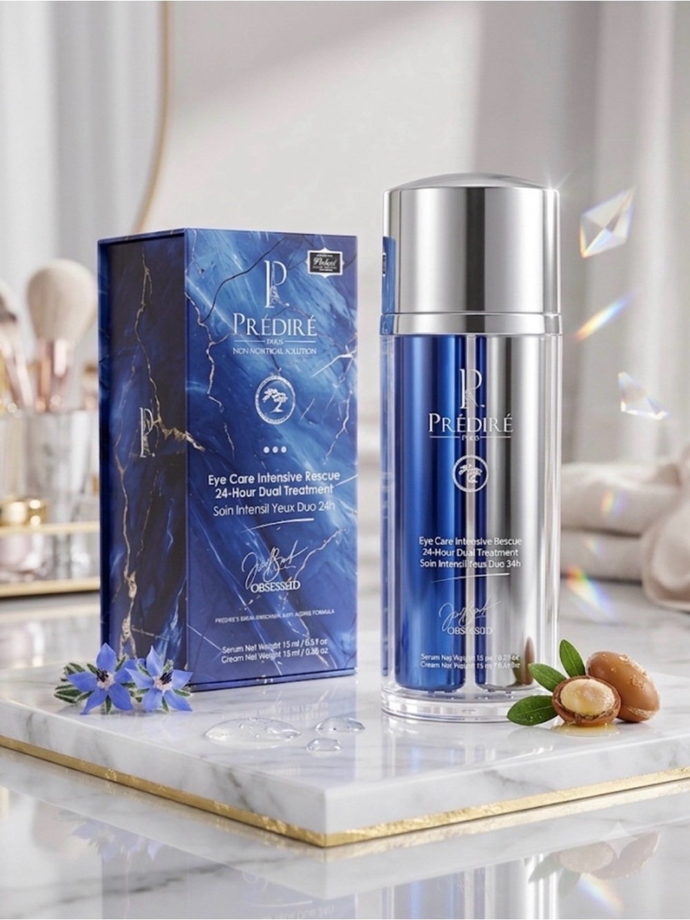 Predire Eye Care Intensive Rescue 24-Hour Dual Treatment ~ Retail $950